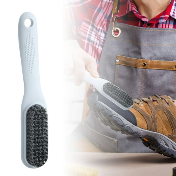 Cleaning Brush for Household Shoes and Laundry | Long-Handled Gentle Shoe Cleaning Brush for Clothes and Footwear Care