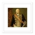 thumbnail image 1 of Boudewijnse Portrait Cornelis Pijnacker Hordijk 8X8 Inch Square Wooden Framed Wall Art Print Picture with Mount, 1 of 4