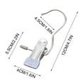 thumbnail image 3 of Boot Hanger Clips, 15-Pack Laundry Hanging Hooks Clothes Pins for Closet Organizer, Heavy Duty Hanger Clips for Pants, Socks, Towels, Hats, Boots, and Travel, Space-Saving Clothes Clips for Home Use, 3 of 7