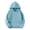 Light Blue, variant on fatyb Boys Girls Hooded Sweatshirt Casual Pocket Hoodies Solid Color Fleece Pullover for School Everyday
