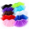 thumbnail image 1 of Baby Girl Clothes Christmas Pink Tutu Skirt Kids Princess Girls Skirt Ball Gown Pettiskirt Birthday Party Kawaii Skirts 0-8Y NEWWhite2T He Qiyong unisex, 1 of 1
