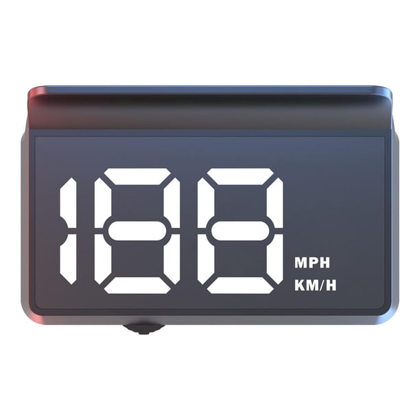 Pantalla de visualización frontal,Pantalla de visualización frontal para automóvil Velocímetro Plug and Play,Proyectores de velocímetro para parabrisas con buena Blanco
