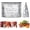 Large, variant on Aluminum Storage Bags For Freezer, Durable Aluminum Foil Storage Bag With Label and Zip Lock, for Vegetable Fruit Kitchen Organization