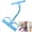 Blue, variant on Foot Resistance Bands with Handles, Adjustable 4-Tube Pedal Ankle Puller for Leg, Arm, Core Home Workouts