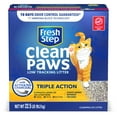 Fresh Step Clean Paws Triple Action Scented Litter, Clumping Cat Litter