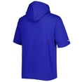 thumbnail image 3 of Men's Mitchell & Ness Royal New York Mets Cooperstown Collection Washed Fleece Pullover Short Sleeve Hoodie, 3 of 3