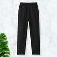 thumbnail image 2 of GUOBIOZIY Toddler Baby Boys Pants Solid Color Fall Spring Sweatpants Baby Jogger Pants Fall Winter Clothes (Black,7-8 Y), 2 of 3