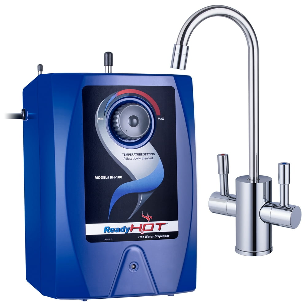 Ready Hot Instant Hot Water Dispenser, Includes a Chrome Hot and Cold