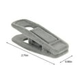 thumbnail image 2 of Non Slip Velvet Hanger Clips  20 Pack  Gray, 2 of 11