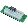 thumbnail image 2 of Paquete de 2 adaptadores de fuente de alimentación múltiple con interruptor de relé para plataforma minera ETH de fuente de alimentación triple y doble, verde, 2 of 5