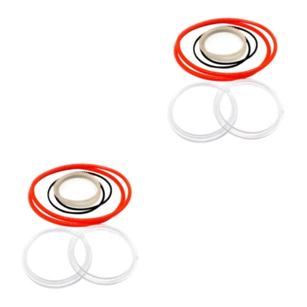 Advancent 12x Rubber Chain Replacement Dentate Timing Tumbler Rotary Bels Jewelry Tipo 1 2piezas