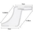 thumbnail image 2 of professional beard stencil,beard shapes for chin beard, sideburns, neck,styling tool（white）, 2 of 5