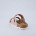 thumbnail image 6 of Cushionaire Legacy Cork Footbed Leather Sandals for Women – Genuine Leather Double Strap Slides with Adjustable Buckles + Memory Foam, 6 of 11