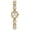 2 gold-white, variant on Elegant Women Bracelet Watches Fashion Dress Quartz Watch Ladies Watches