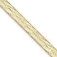 thumbnail image 6 of Diamond2Deal 14K Yellow Gold 5.5mm Silky Herringbone Chain Necklace for Men 20", 6 of 6
