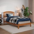 thumbnail image 1 of Richmond Twin XL Solid Wood Foundation Bed in Light Toffee, 1 of 25