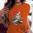thumbnail image 3 of Japanese Anime Roronoa Zoro T-shirt fashion Print Loose Chic Harajuku Punk Unisex T-shirt, 3 of 7