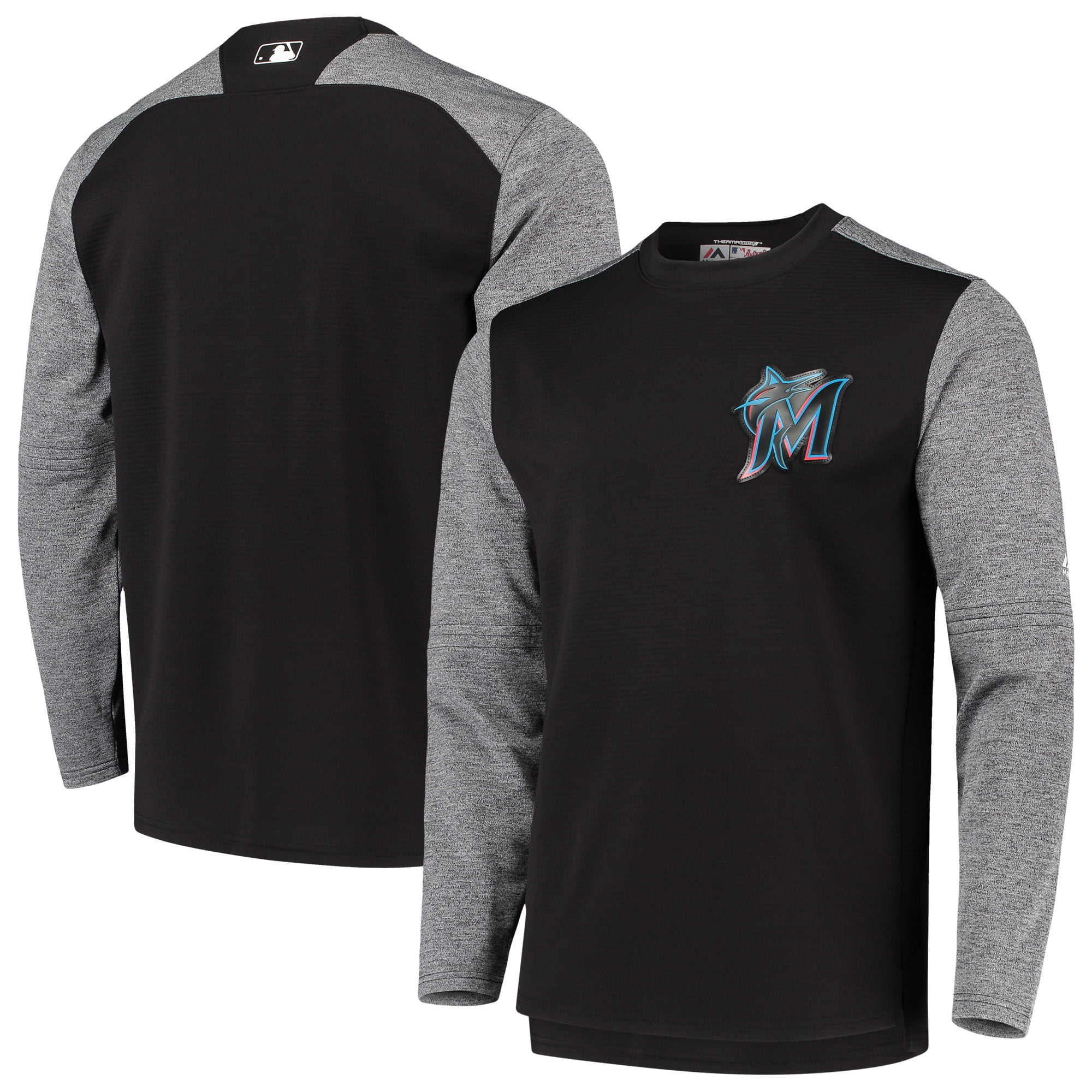 Miami Marlins Majestic Team Logo Authentic Collection On-Field Tech ...