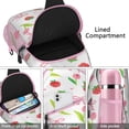 thumbnail image 4 of Sling Backpack Adjustable Shoulder StrapHiking Sling Backpack for Men Women Travelers Strawberry Bow, 4 of 6