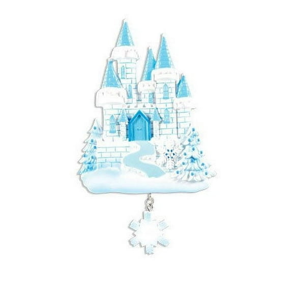 Frozen Castle Personalize It Yourself Christmas Tree Ornament