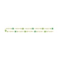 thumbnail image 2 of 4m Glitter Green St. Patrick's Day Four-Leaf Clover Wreath Garland, Reusable Sturdy Cardstock, Easy To Hang Decor, Irish Festival Spring Party Home Wall Door Ceiling Decoration, 2 of 9