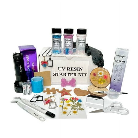 Makerflo UV Resin Complete Starter Kit for Beginners