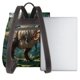 thumbnail image 3 of Easygdp Green Forest Dinosaur Mochila de Cuero para Mujeres, Bolso de Hombro, Bolsos de Mano de Moda para Trabajo y Viajes, 3 of 4