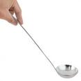 thumbnail image 3 of Uxcell Canteen Dining Hall Long Handle  Cooking Utensil Soup  Ladle Silver Tone 1.34" Length, 3 of 3