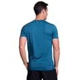 thumbnail image 3 of RBX Active Men's Crewneck Quick Drying Jacquard Short Sleeve Workout Tee, 3 of 4