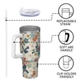 thumbnail image 4 of OBREWU Pioneer Flower Tumbler with Handle and Lid,40oz Pioneer Flower Double Wall Vacuum Insulated Tumbler,Pioneer Flower Cups Gift for Women and Men, 4 of 7