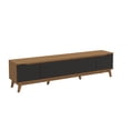 thumbnail image 2 of Mueble TV 85" Kappesberg 218cm con 3 Puertas Canela/Negro, 2 of 10