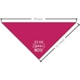 thumbnail image 4 of It''s My Gotcha Day Dog Bandana, Deep Pink Dog Bandana, Pet Dog Scarf Accessories, Pet Dog Triangle Scarf, Funny Cute Dog Bandana, Dog Bandana for Dogs, Dog Bandana Pet Scarf (E16), 4 of 4