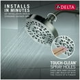thumbnail image 4 of Delta 52535 Universal Showering 1.75 GPM Multi Function Shower Head - Brilliance Stainless, 4 of 7