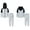 Gray, variant on iiniim Kids Boys Tracksuit Zip Up Hoodie Sweatshirt Jacket Long Sleeve Tops with Jogger Sweatpants Outfits Size 2-12 Gray 3-4