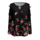 thumbnail image 4 of Camiseta de manga larga suelta con cuello redondo y estampado informal a la moda para mujer Fridja  bvmnju269, 4 of 4