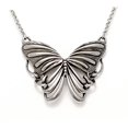 thumbnail image 1 of Controse Métamorphose en Acier Inoxydable Argenté pour Femmes - Collier Papillon 18" plus 2" Prolongateur, 1 of 1