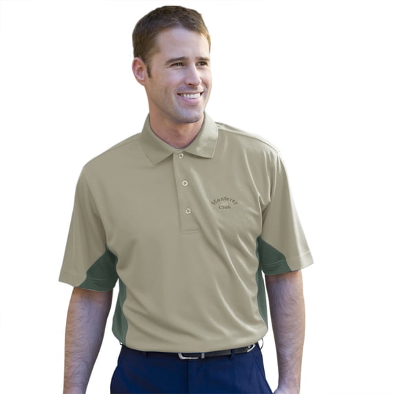Monterey Club Men's Slider Colorblock Golf Polo Shirt #1037