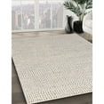 thumbnail image 2 of Ahgly Company Indoor Round Mid-Century Modern Antique White Beige Solid Area Rugs, 6' Round, 2 of 6