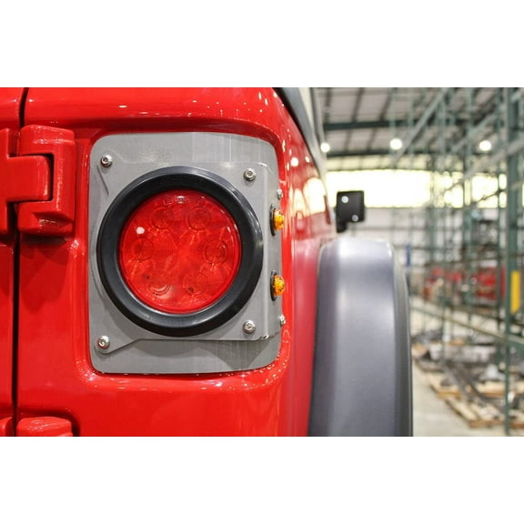 Motobilt Round Tail Light Conversion Kit for JL w/o Sensors
