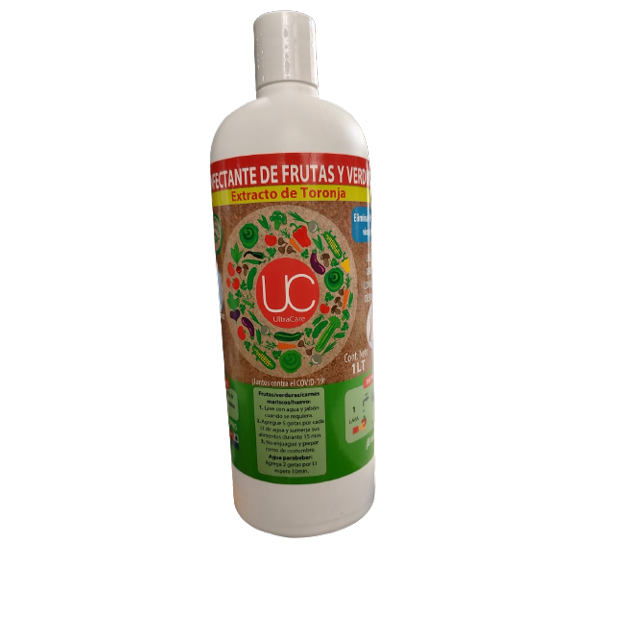 DESINFECTANTE DE CITRICO UltraCare Productos DESINFECTANTE DESINFECTANTE EXTRACTO CITRICOS 1LT