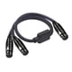 thumbnail image 1 of Cable divisor de sonido perfecl con Conector hembra XLR de 3 pines a doble hembra, 1 of 7