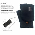 thumbnail image 4 of USB Heated Half Finger Gloves Under $5! Kadlawus USB Winter Half Finger Gloves, Electric Heated Knit Gloves for Men Women, Windproof Cold Warm Heating Gloves, Touchscreen Convertible Gloves, 4 of 5
