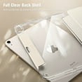 thumbnail image 5 of Fintie Clear Case for iPad Air 11" M3 (2025) / M2 (2024), iPad Air 10.9" 5th / 4th Gen – Transparent Back Cover with Pencil Holder, Starlight, 5 of 9