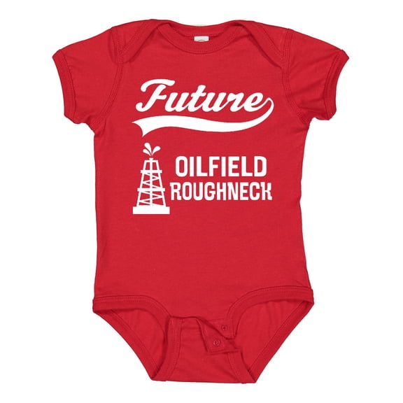 Inktastic Future Oilfield Roughneck Boys or Girls Baby Bodysuit