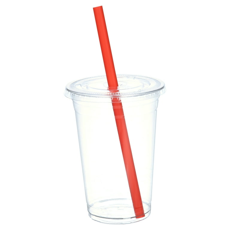 Disposable cups with straws and lids discount