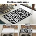 thumbnail image 7 of ZIATUBLES Cow Print Washer Dryer Countertop Cover Pad Stain Resistant Washing Machine Dust Cover Mat Top Loader for Laundry Room Kitchen Home Decor Accessories, 24" x 19.7", 7 of 7