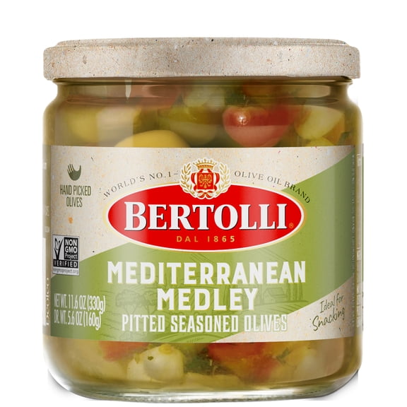 Bertolli Seasoned Pitted Mediterranean Medley Olives 11.6 oz