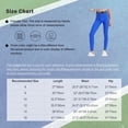 thumbnail image 6 of Mufeng Kids Boys Compression Leggings Athletic Pants Workout Sports Base Layer Leggings for Running Football Blue 12, 6 of 6