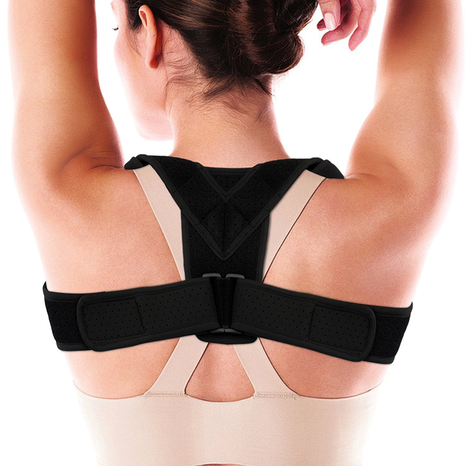 Posture Corrector Back Brace for Woman and Men L Comfortable Fully Adjustable Spine Corrector Clavicle Support Improve Posture Shoulder Alignment and Pain Relief 