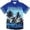 Dark Blue, variant on Boys Short Sleeve T-Shirt Casual Loose Fit Breathable Polyester Summer Vacation Play Top Yellow 150(9-10 Years)